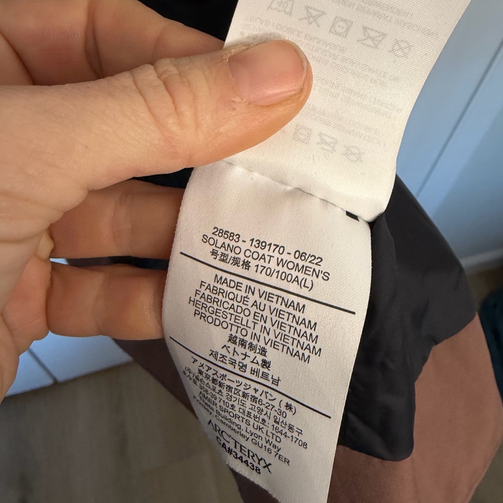 NWOT Arc'teryx Solano Coat - Brown - Picture 6 of 9